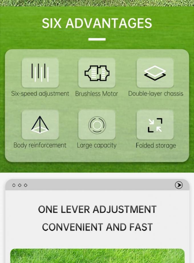 elektrischer Rasenmäher